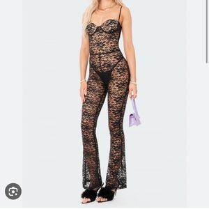 Edikted lace jumpsuit brand new still in package